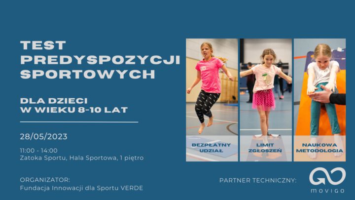Bezpłatny test predyspozycji sportowych dla dzieci w wieku 8-10 lat / SportKompas